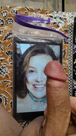 celebrity cock facial fetish spit tiktok tribute clip
