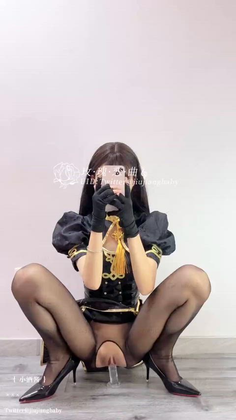 asian chinese dildo clip