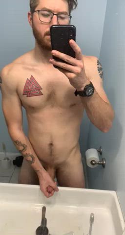big balls big dick male masturbation clip