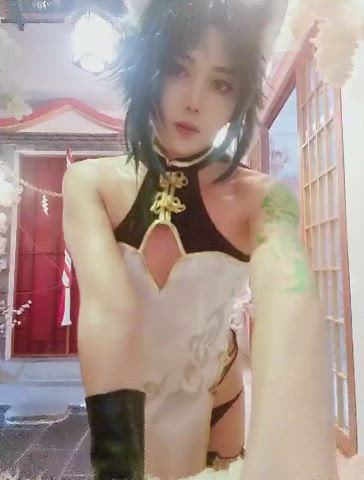Asian Cosplay Femboy clip
