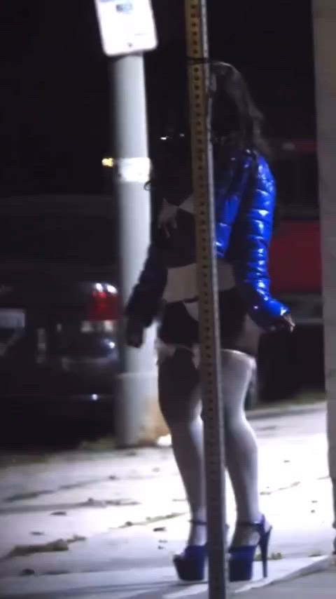 ebony escort prostitute twerking clip