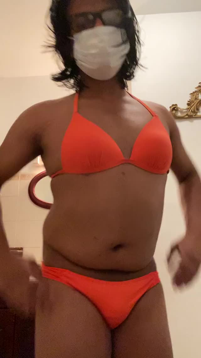 I love to shake my hips in this bikini Porn GIF by sissycdslut