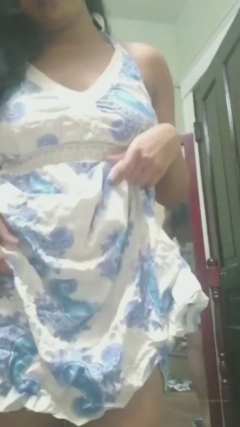 dancing desi nipples selfie striptease clip