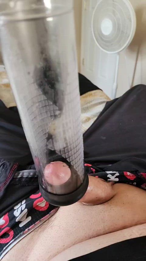 cock homemade penis pump clip