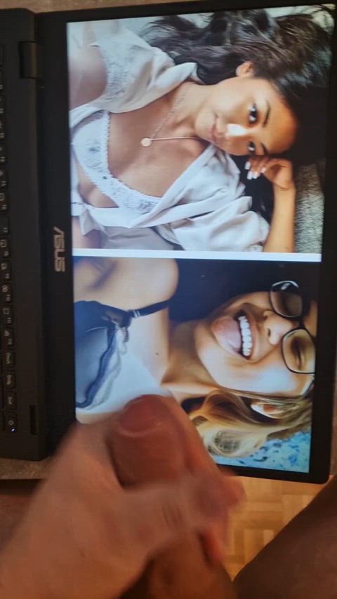 Cum tribute for horny asian slut