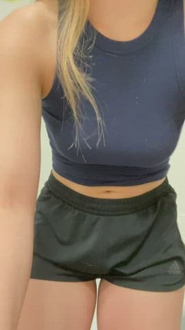 big tits blonde titty drop clip
