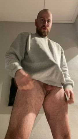 bisexual erection foreskin gay masturbating strip uncut clip