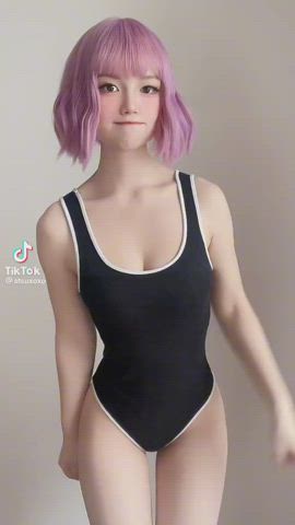 asian bikini tiktok clip