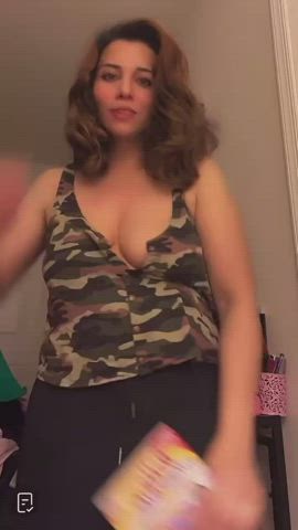 big tits boobs nipple nipslip tiktok tits clip