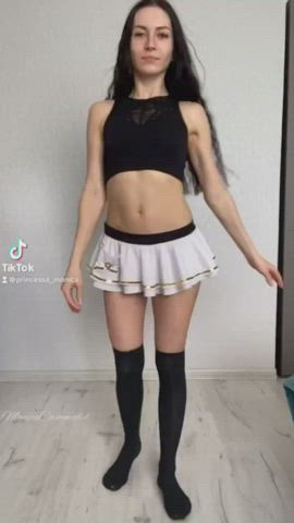 Clothed Naked Skinny clip