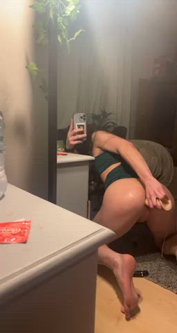 It felt so big, I had to go slow because it was tight af ๐ซ๐