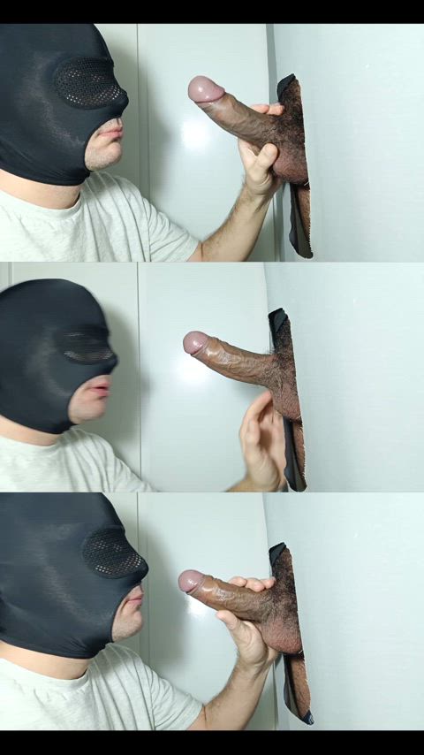 blowjob cum cumshot glory hole blowjobs gay-glory-holes gloryholes clip