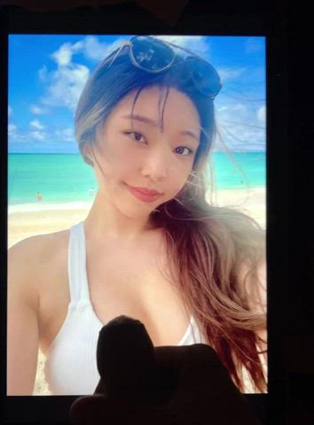asian bikini cock cum cum on tits cumshot jerk off tits tribute clip