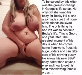 BBW Caption Masturbating Swapping clip