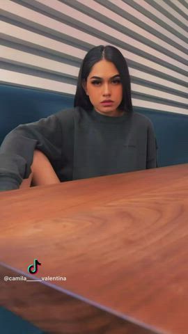 amateur flashing latina public pussy clip