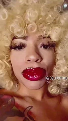 Lips Lipstick Lipstick Fetish clip