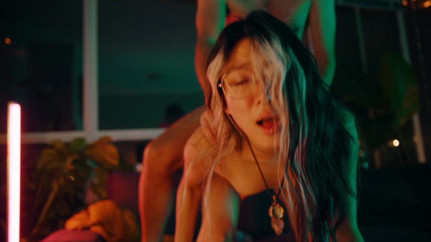 asian fucked glasses nightclub selfie clip