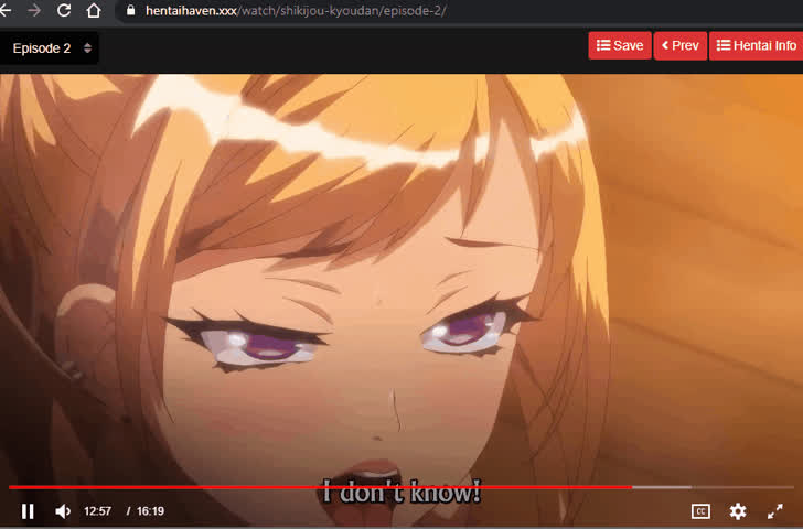 Blonde Cartoon Hentai clip