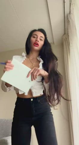 fake tits teacher tits clip