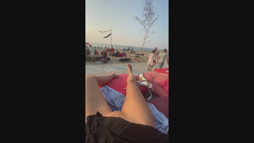 Exhibitionism Feet Fetish Heels Outdoor clip