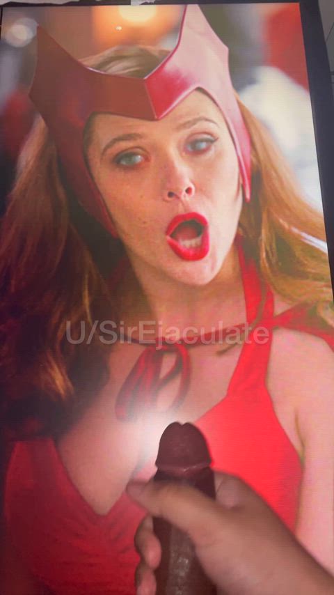 actress bbc celebrity cumshot elizabeth olsen interracial tribute clip
