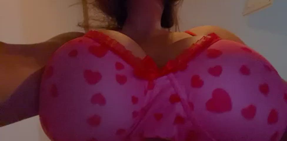 Busty Huge Dildo NSFW Titty Drop clip