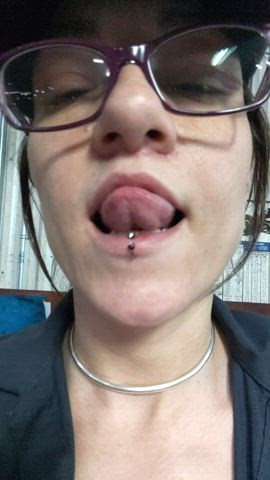 Amateur Cute Innocent MILF Tongue Fetish clip