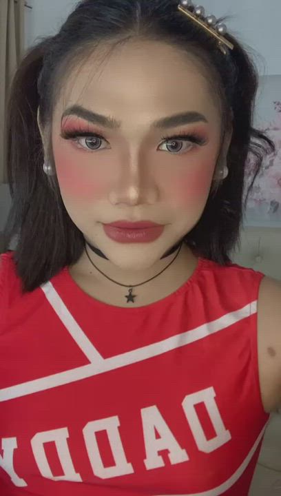 Cheerleader Small Tits Trans clip