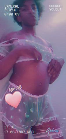 Ebony Lingerie Trans clip