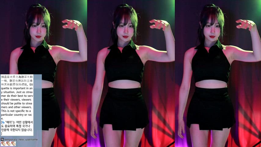 asian big tits dancing korean clip