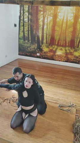 bdsm bondage shibari clip