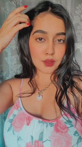 big tits brown eyes brunette indian seduction clip