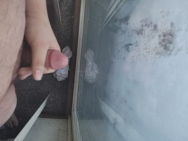 Cumshot Male Masturbation Public clip