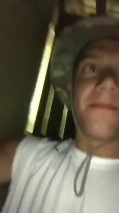 Caught by friends