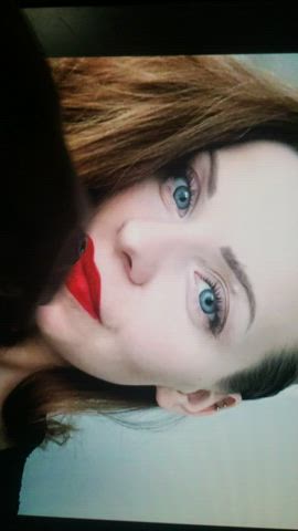 Blue Eyes Cum Tribute clip