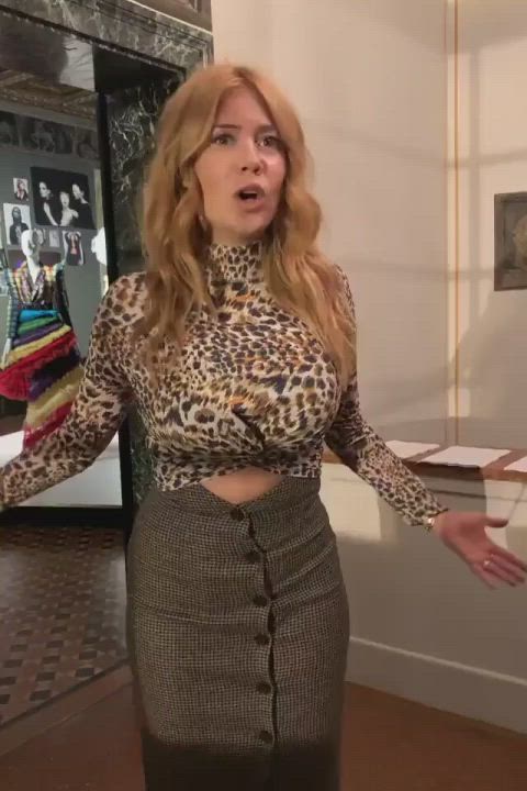 Big Tits Busty Celebrity German Russian Tight clip