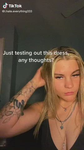 Ass Dress Thong TikTok clip