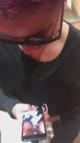 bbc blowjob selfie clip