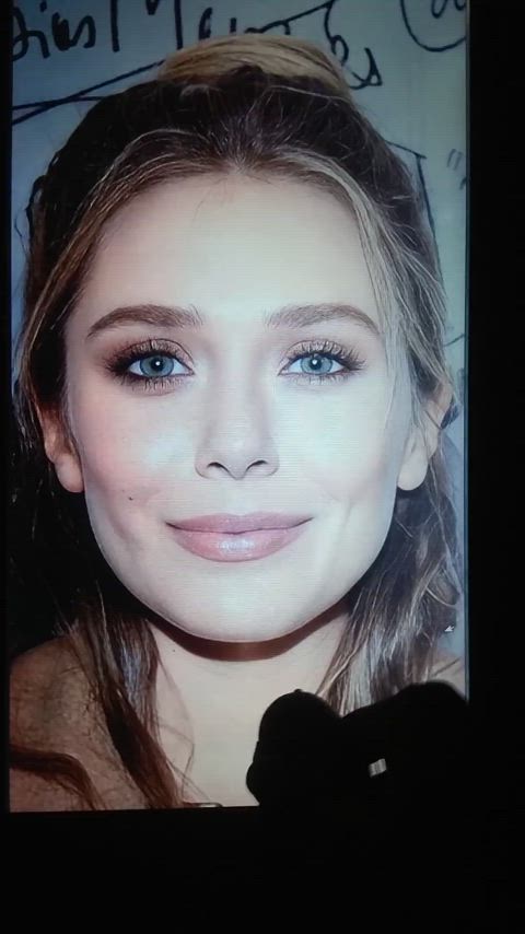 Cum on Lizzie mommy perfect face