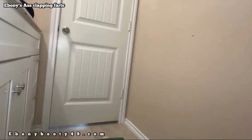 ass bbw bathroom big ass booty ebony homemade nsfw pussy thick clip
