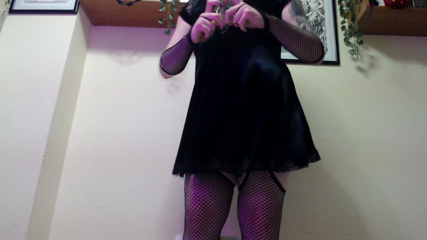 amateur chastity dance dress femboy fishnet onlyfans trans transgender clip