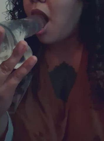 Amateur Dildo Sloppy clip