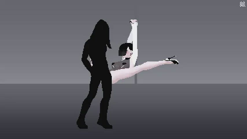 Bondage Cartoon Spreading clip