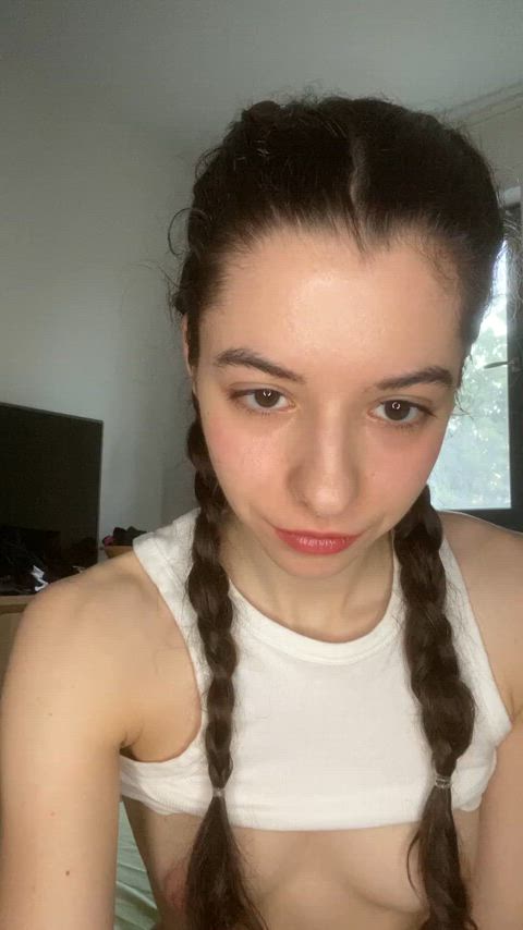 amateur cute homemade natural tits petittits petite teen tiktok tits tiny-tits clip