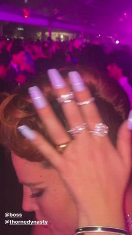 actress bella thorne big tits brunette celebrity cleavage fake tits clip