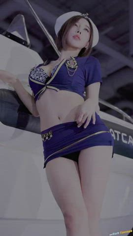 Asian Boat Cute Korean Model clip