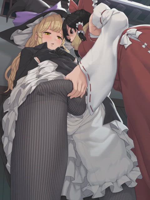 Cumming through the cloths! Artist is Pinkpetbottle