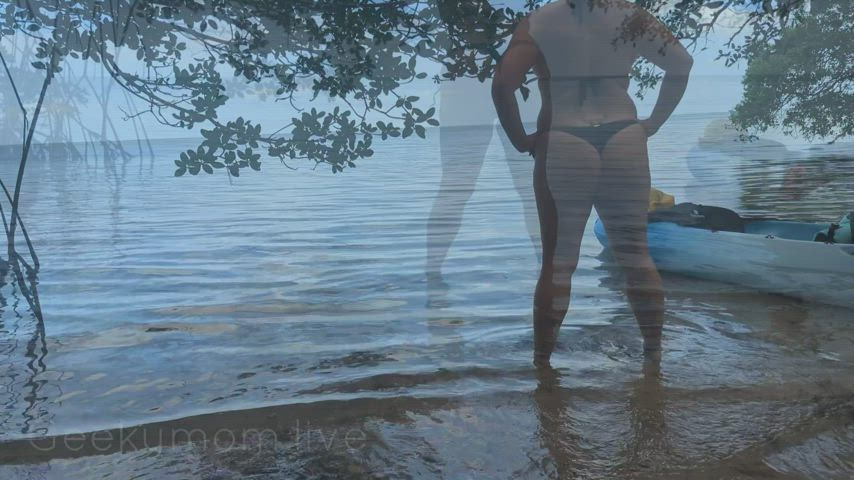 amateur bbw exhibitionism exhibitionist milf mature outdoor public thick clip