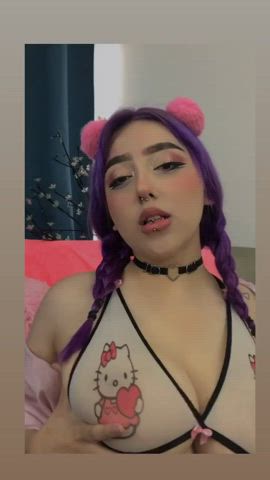 amateur big tits camgirl chaturbate cute white girl clip