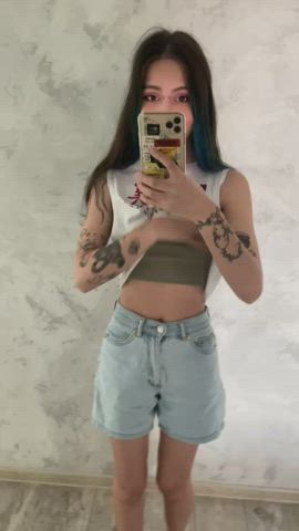 cute selfie teen clip
